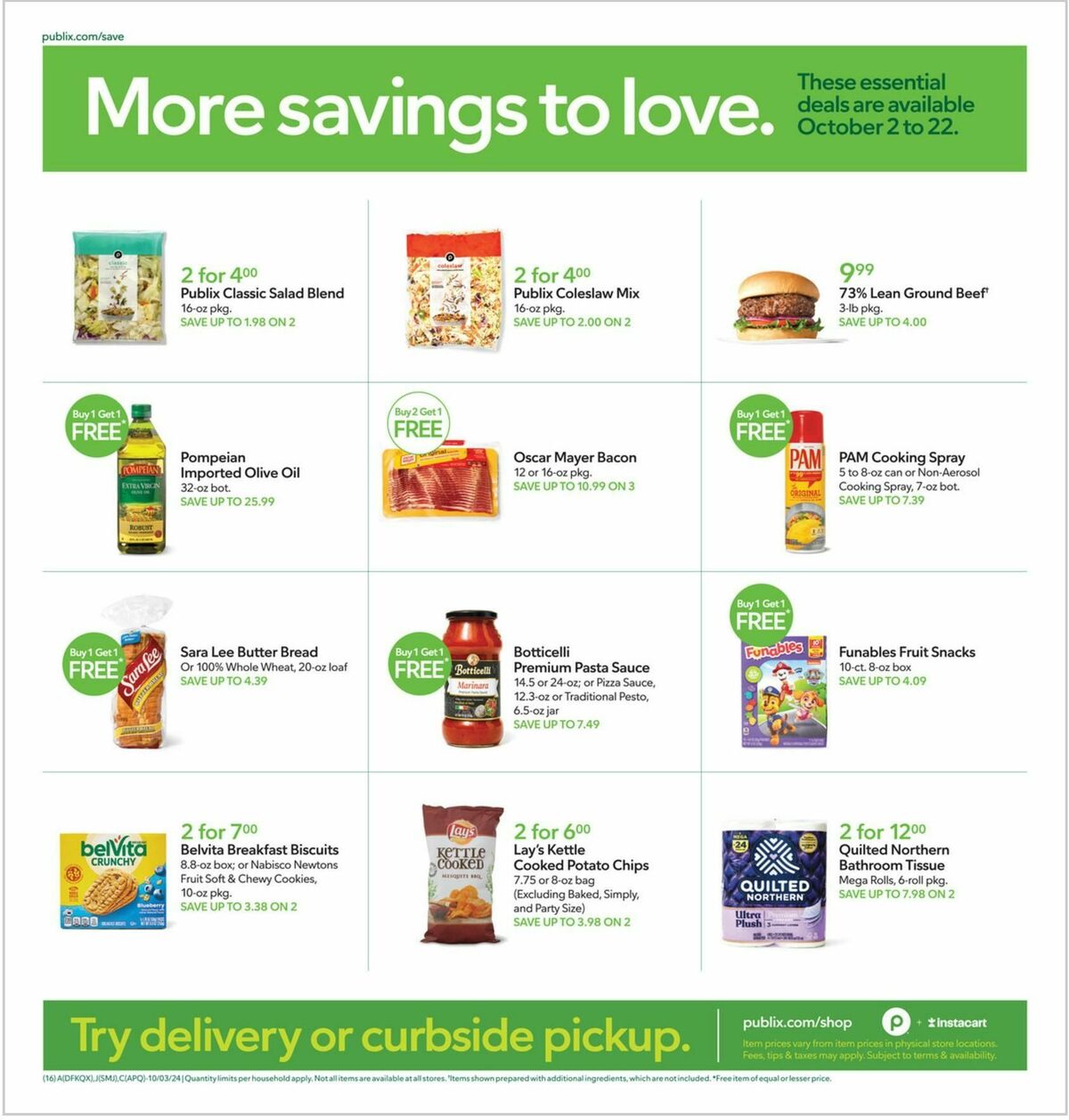 Publix Weekly Ad from October 2