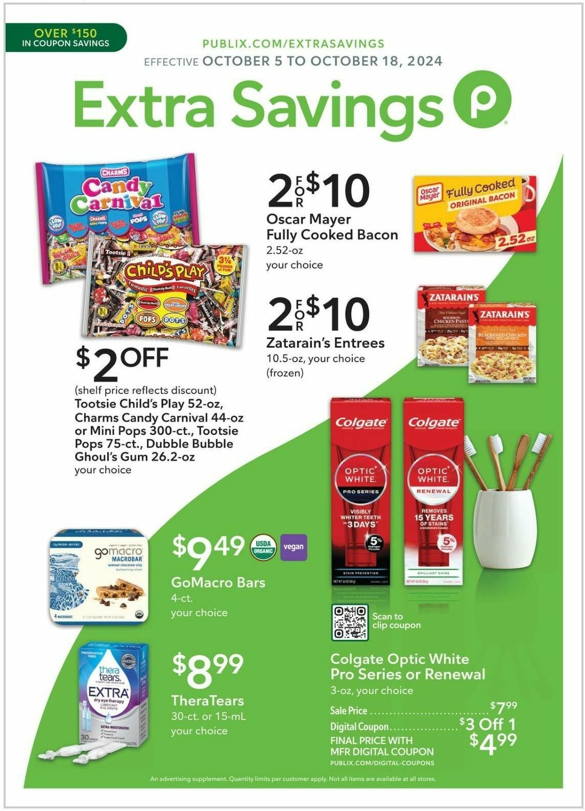 Publix Extra Savings Weekly Ad from October 5