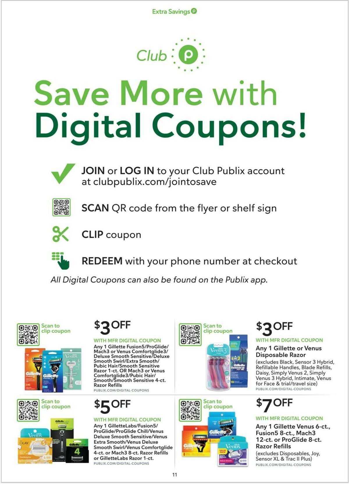 Publix Extra Savings Weekly Ad from October 5