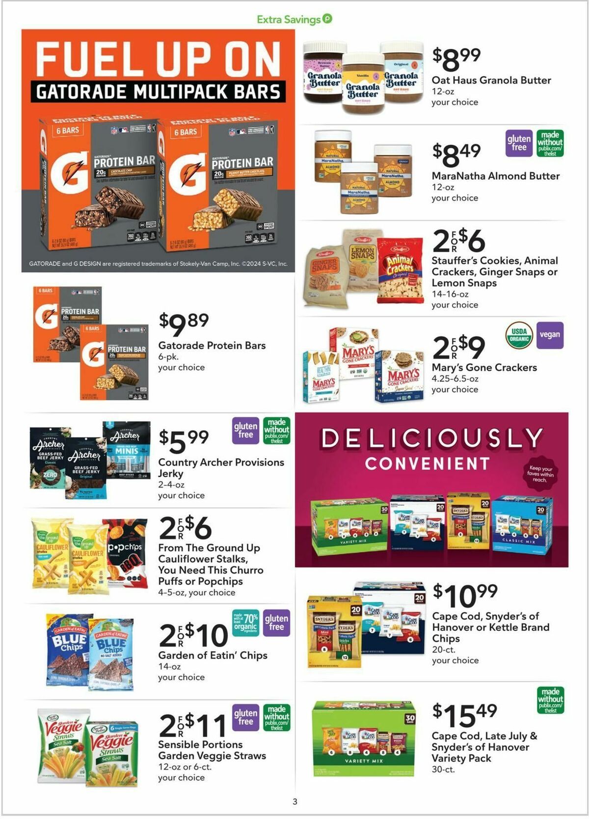 Publix Extra Savings Weekly Ad from October 5