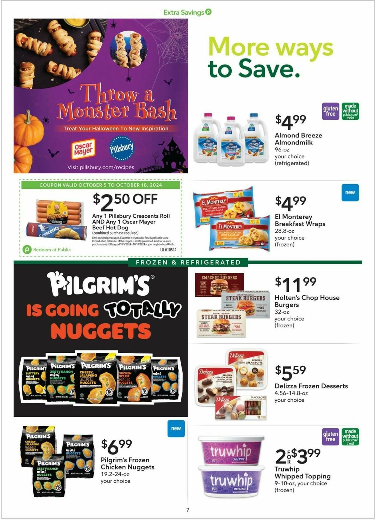 Publix Extra Savings Weekly Ad from October 5