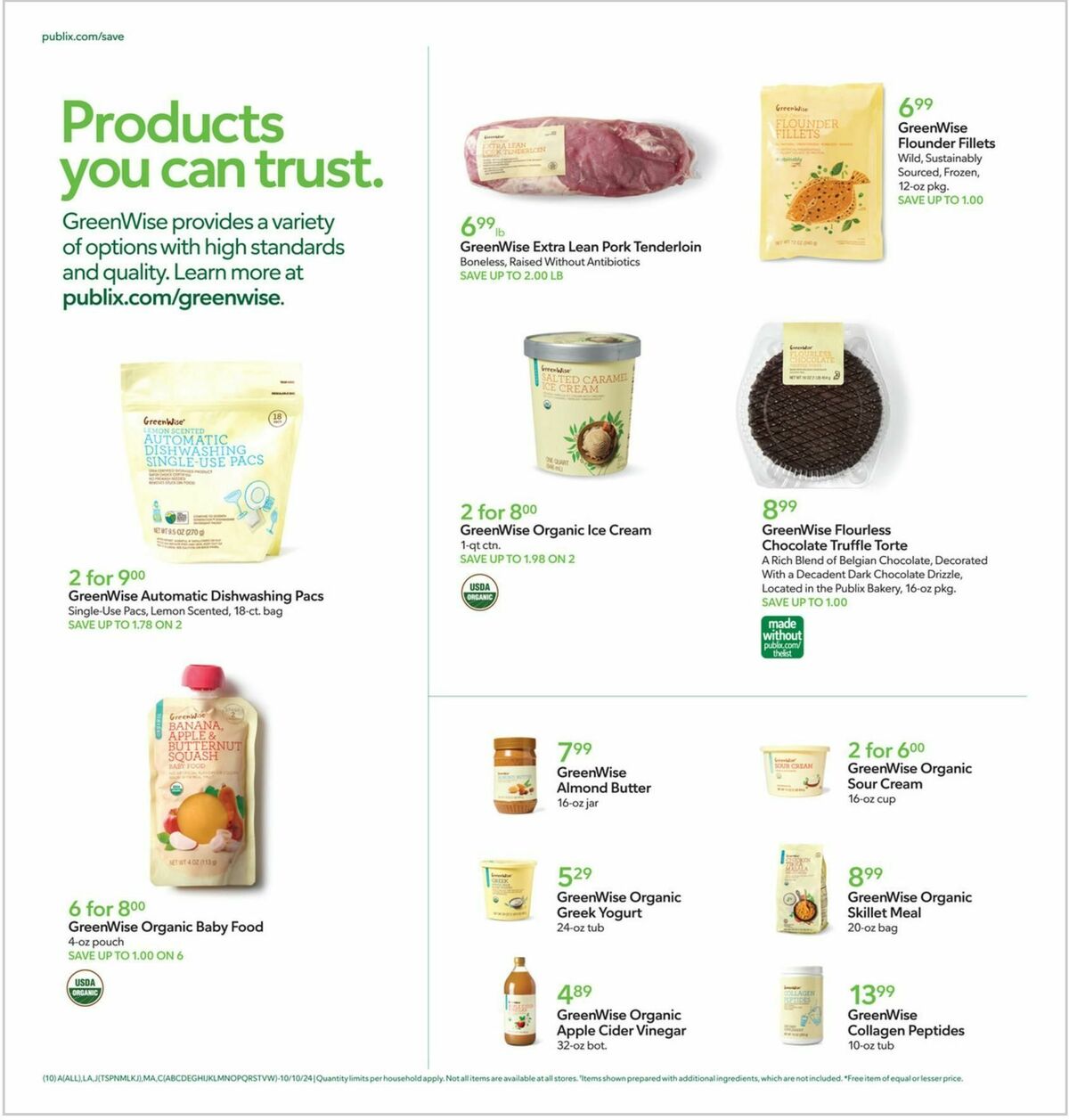 Publix Weekly Ad from October 9