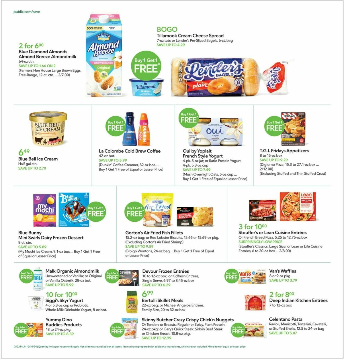 Publix Weekly Ad from October 9