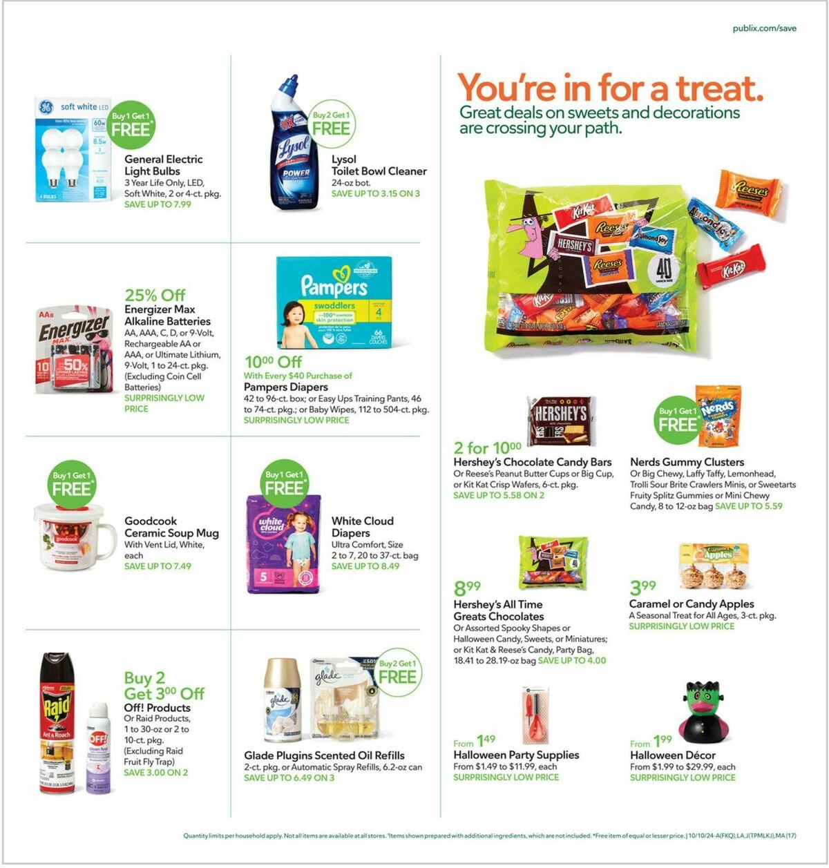 Publix Weekly Ad from October 9