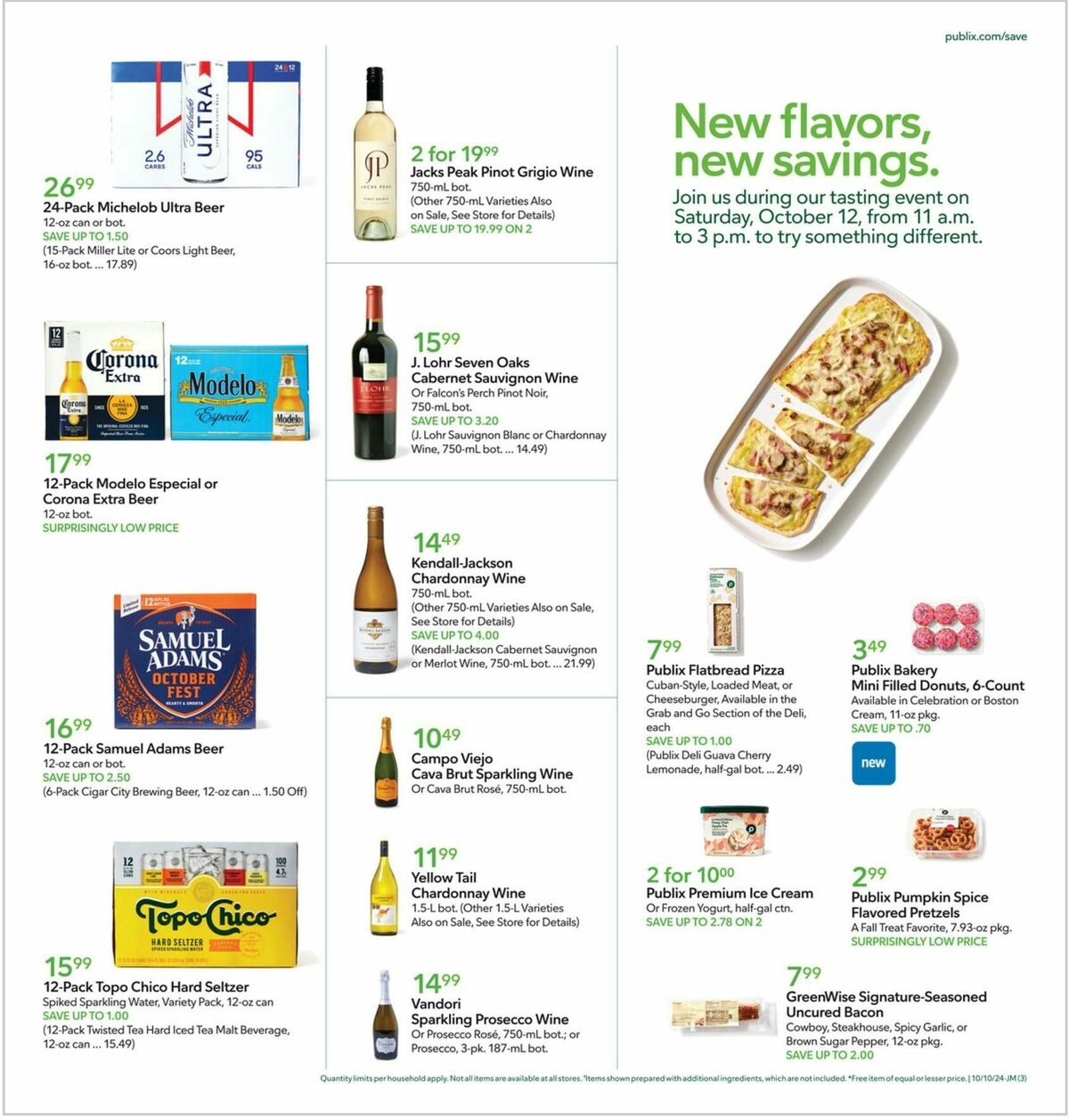 Publix Weekly Ad from October 9