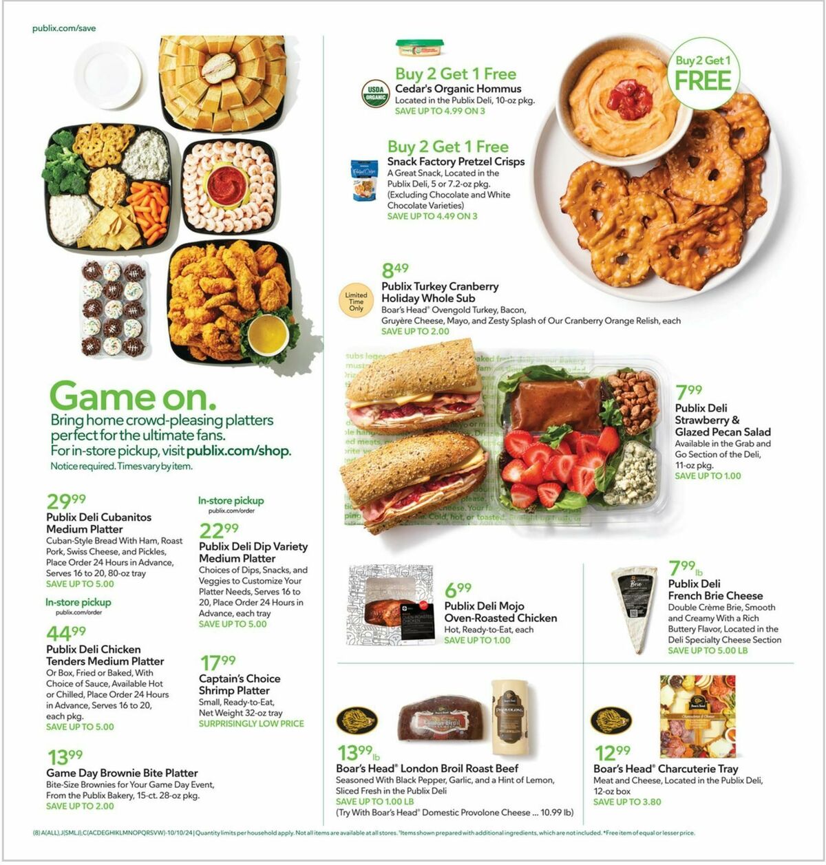 Publix Weekly Ad from October 9