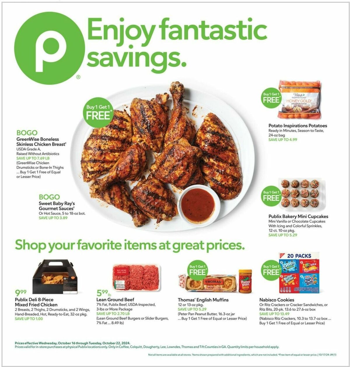 Publix Weekly Ad from October 16