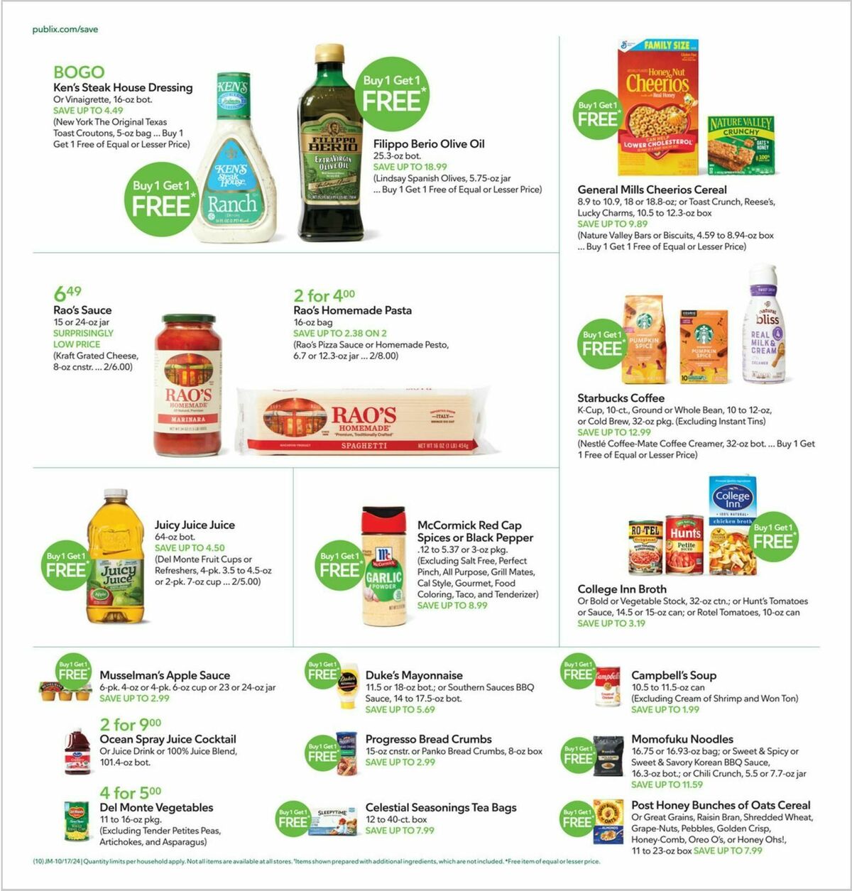 Publix Weekly Ad from October 16