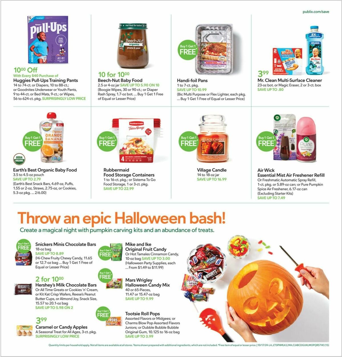 Publix Weekly Ad from October 16