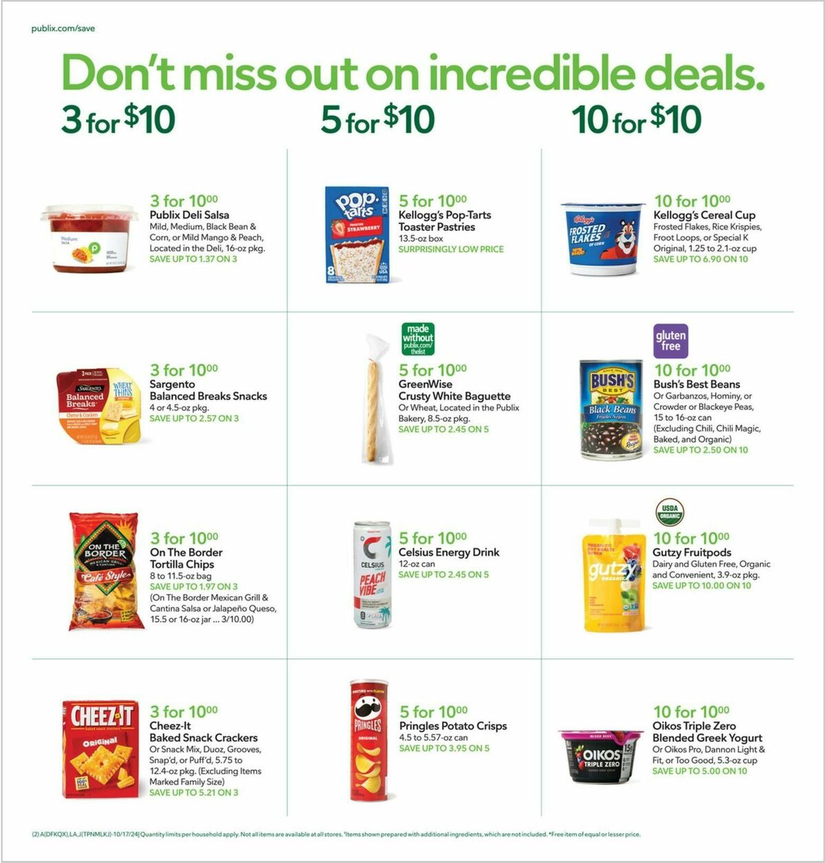 Publix Weekly Ad from October 16