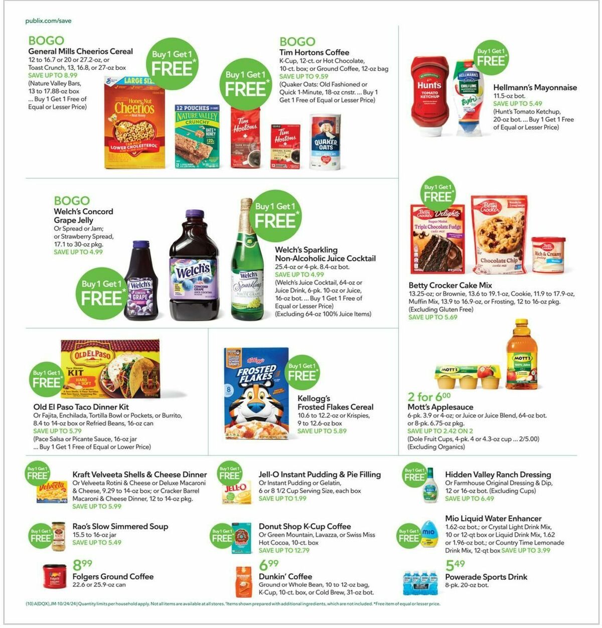 Publix Weekly Ad from October 23