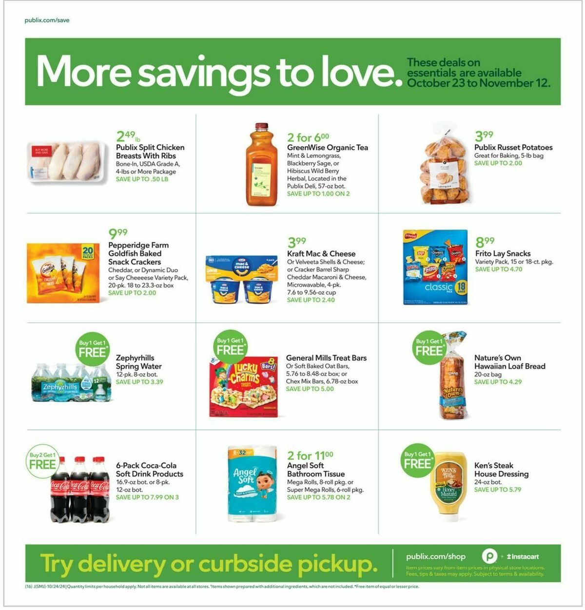 Publix Weekly Ad from October 23