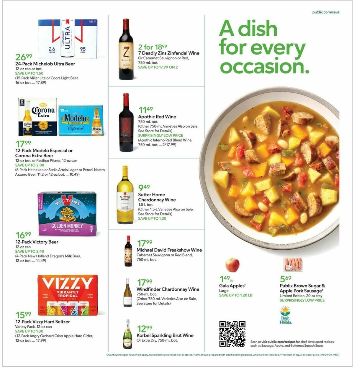 Publix Weekly Ad from October 23