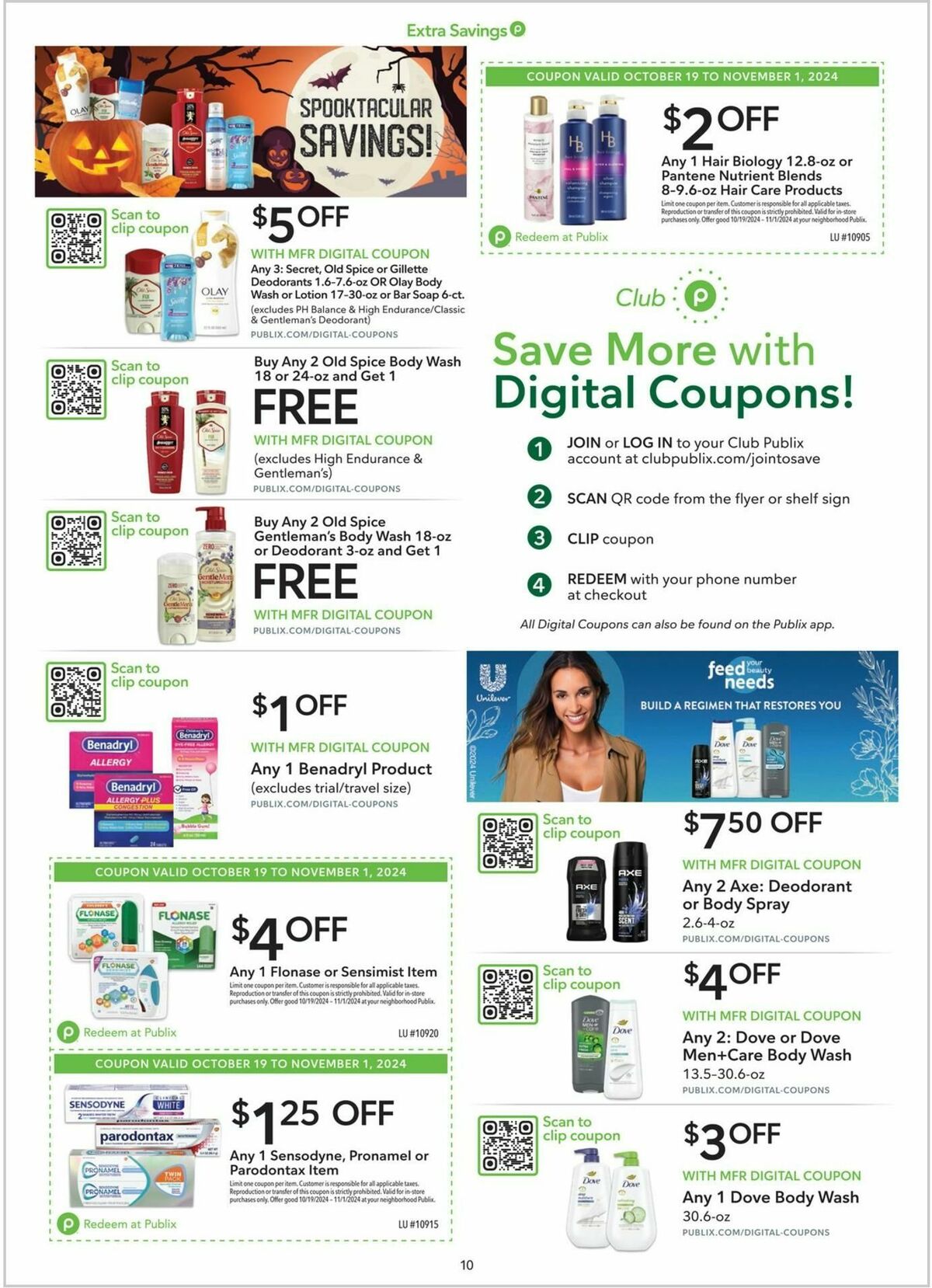 Publix Extra Savings Weekly Ad from October 19