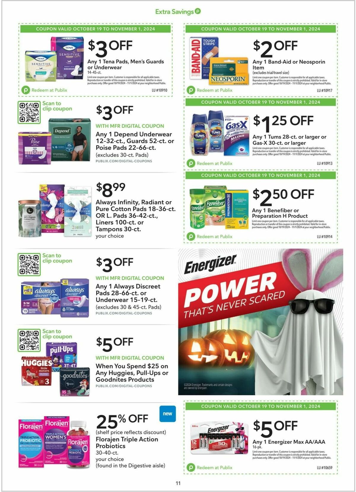 Publix Extra Savings Weekly Ad from October 19