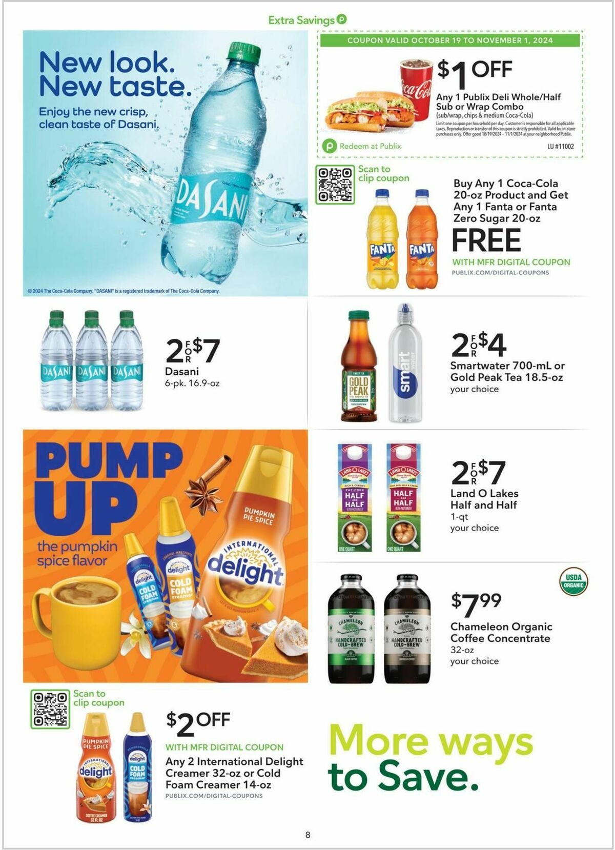 Publix Extra Savings Weekly Ad from October 19