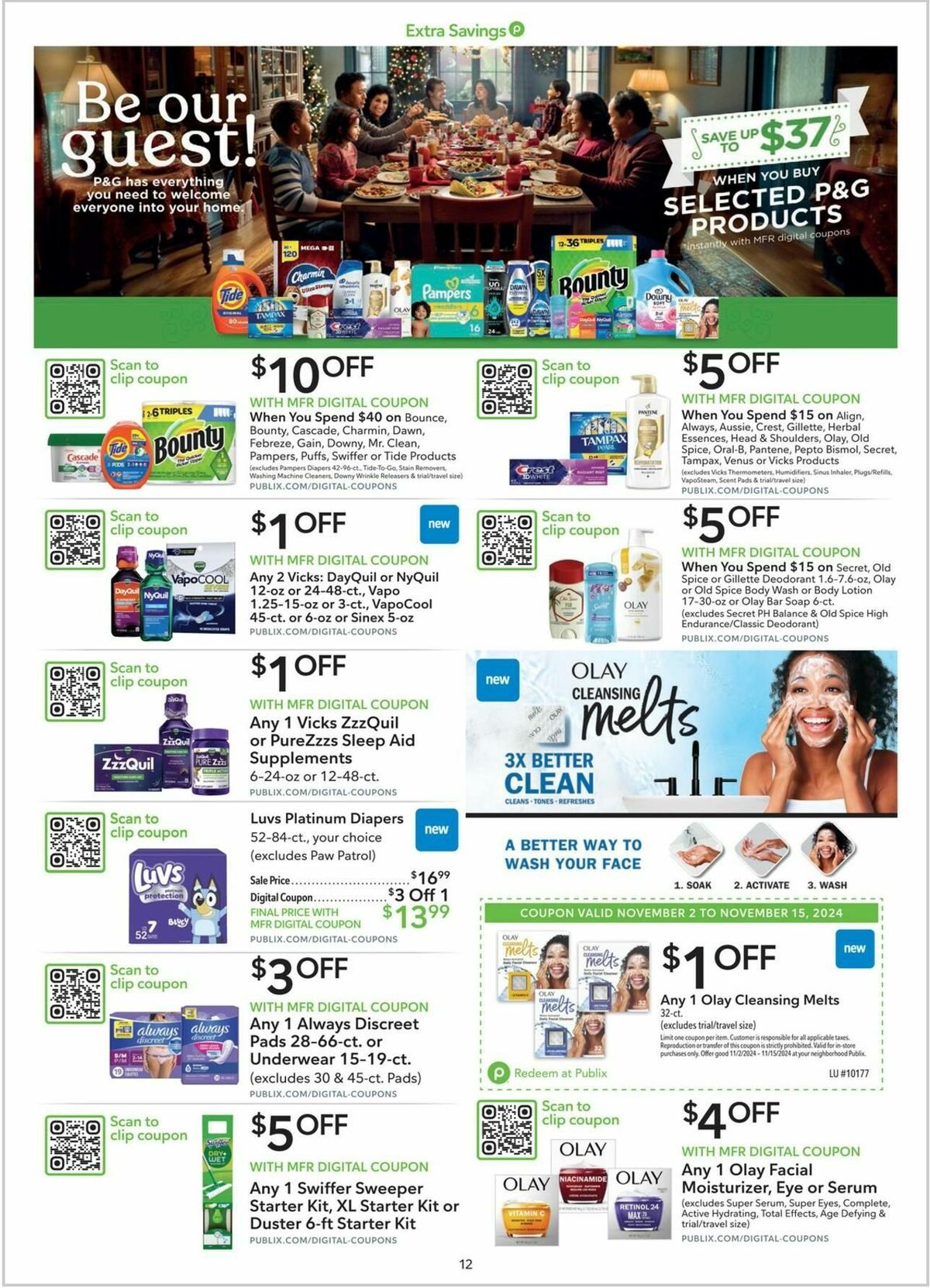 Publix Extra Savings Weekly Ad from November 2