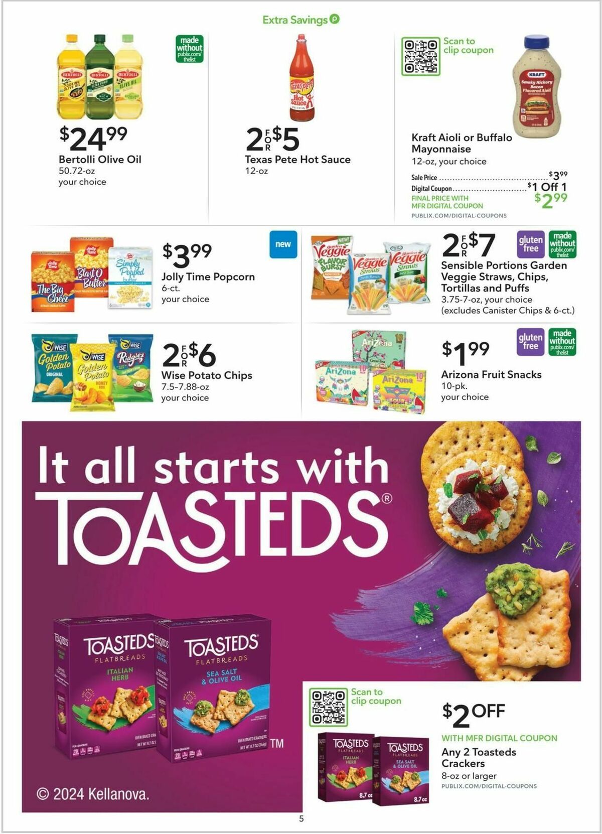 Publix Extra Savings Weekly Ad from November 2