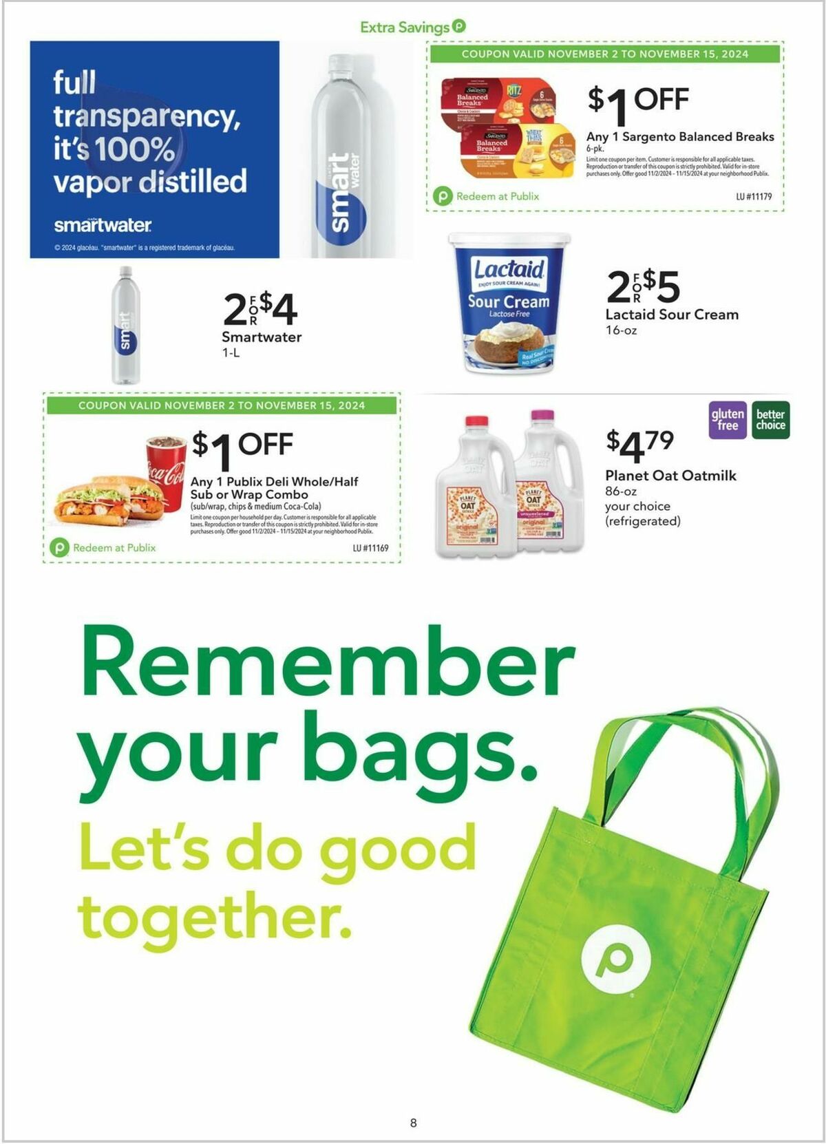 Publix Extra Savings Weekly Ad from November 2