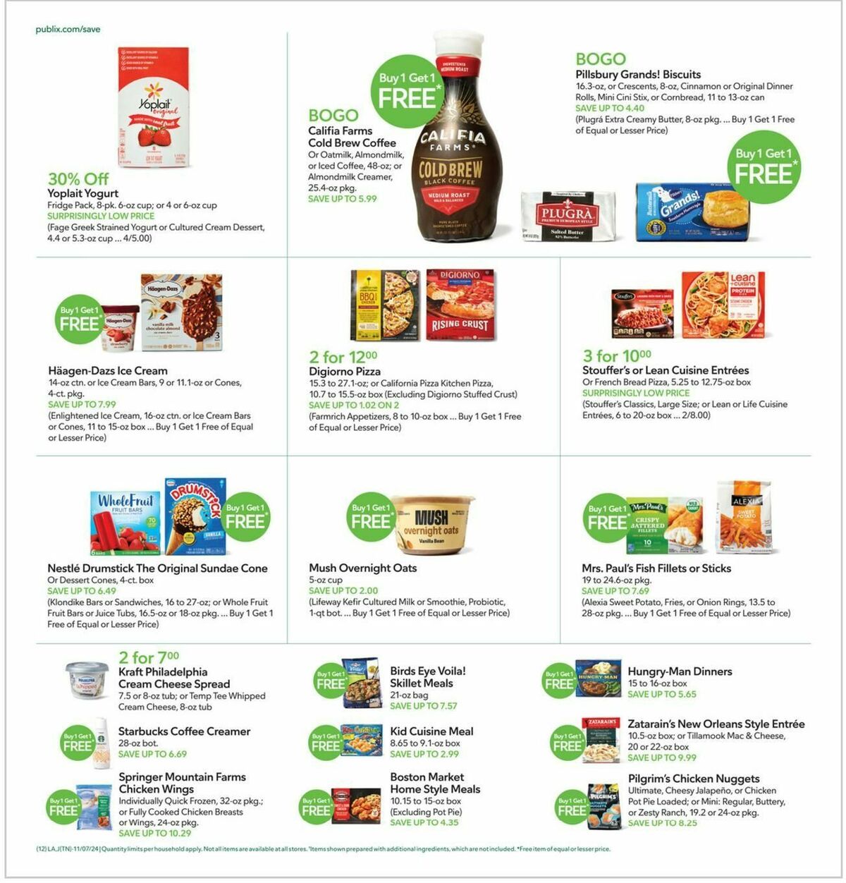 Publix Weekly Ad from November 7