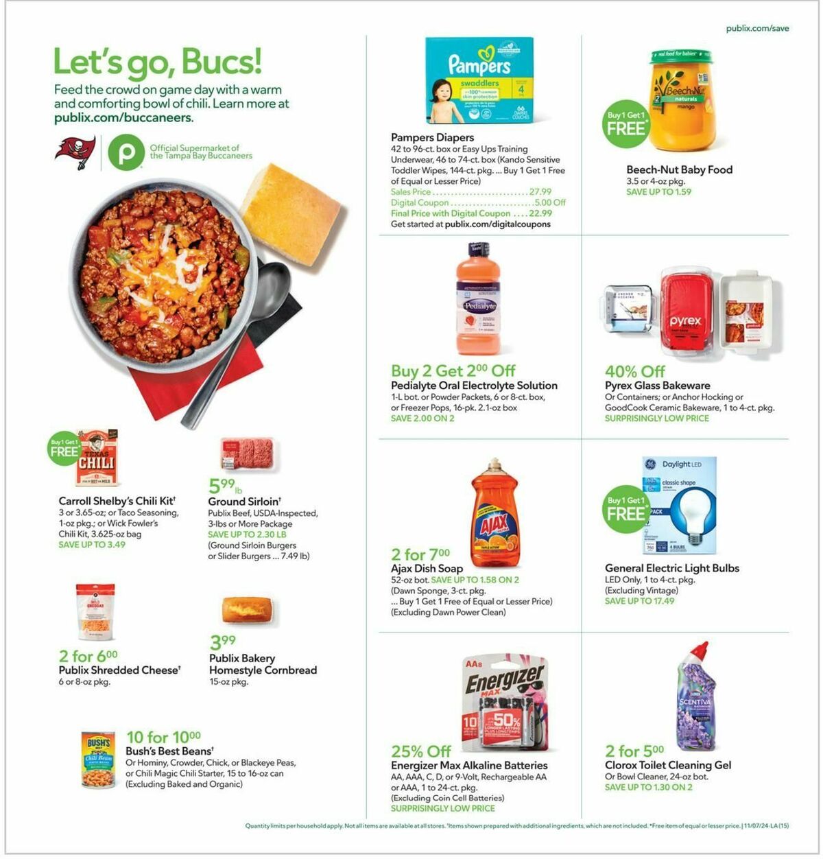 Publix Weekly Ad from November 7