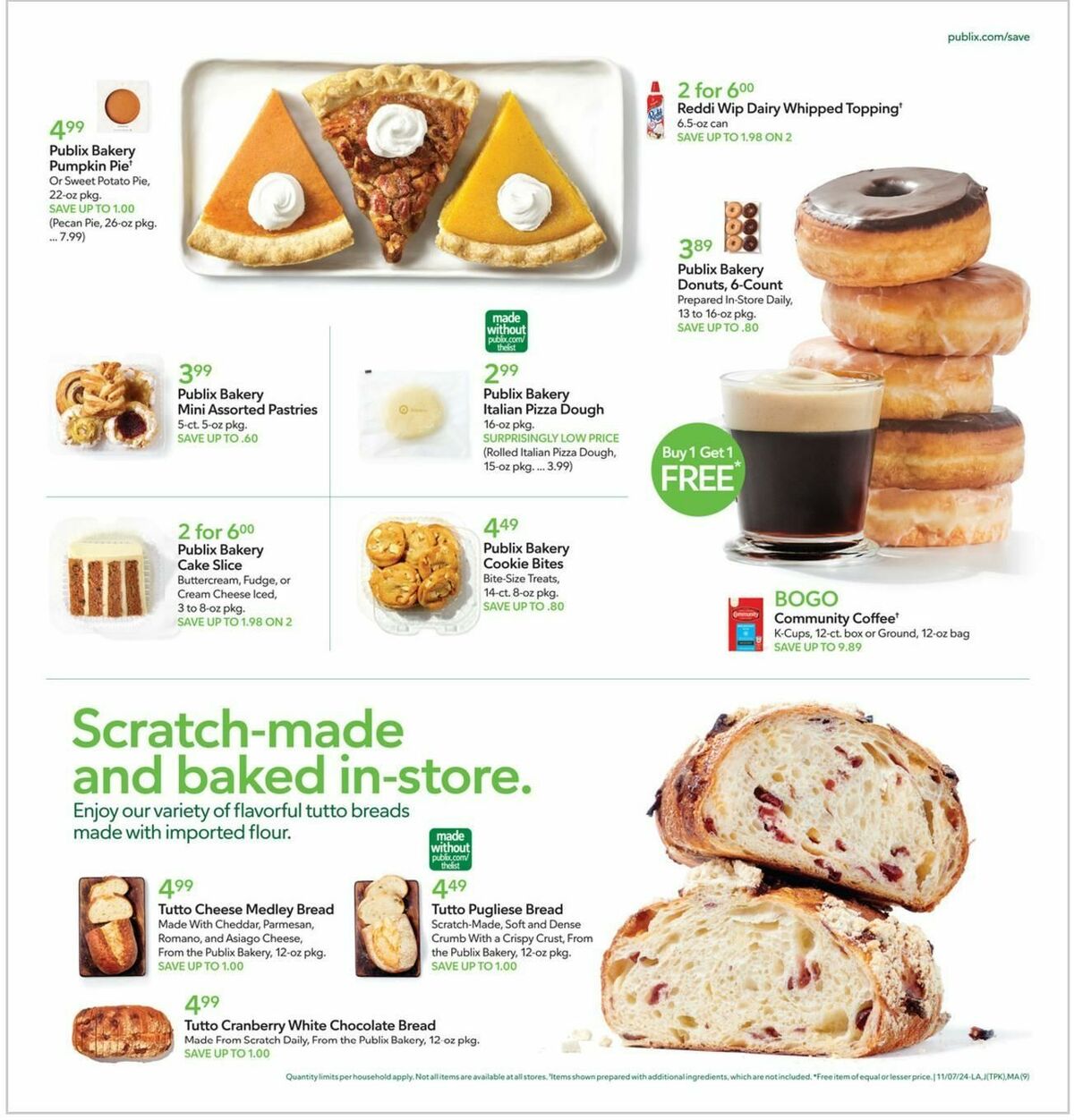 Publix Weekly Ad from November 7