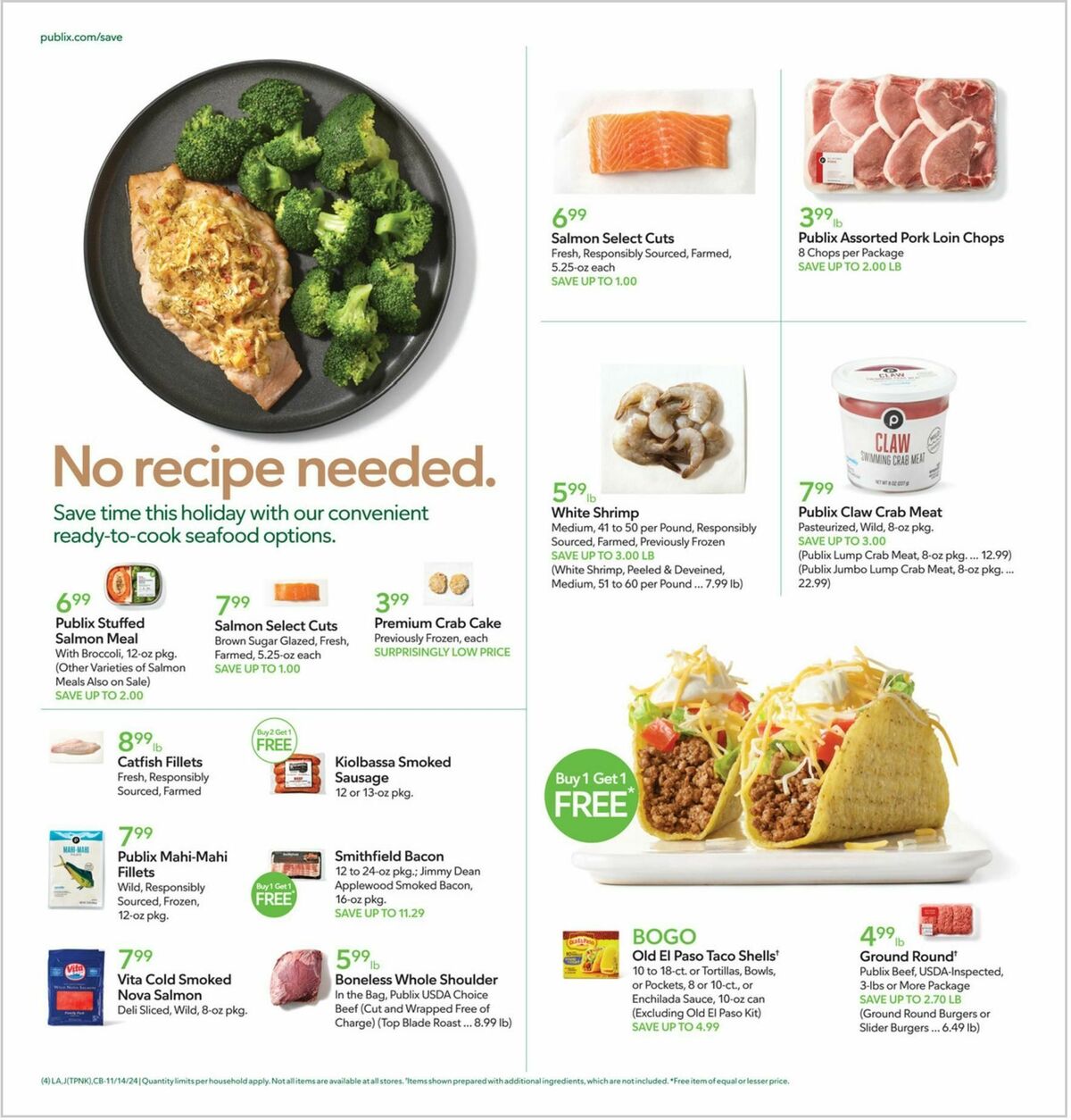 Publix Weekly Ad from November 14