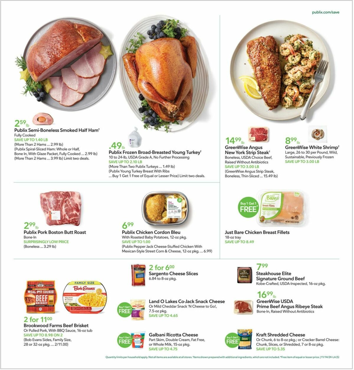 Publix Weekly Ad from November 14