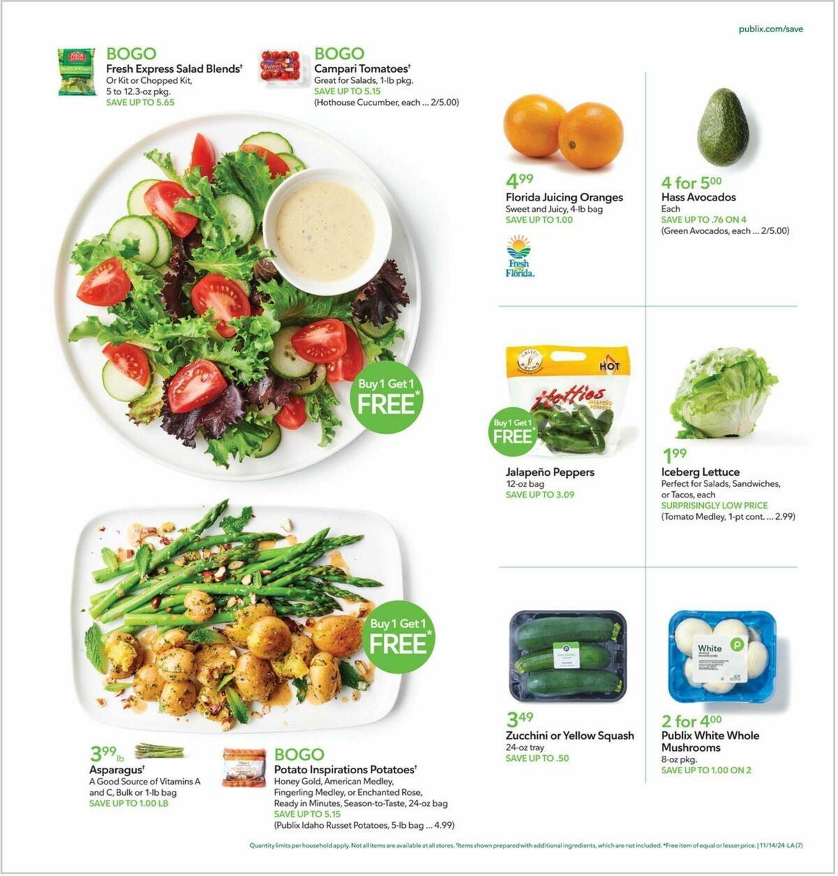 Publix Weekly Ad from November 14