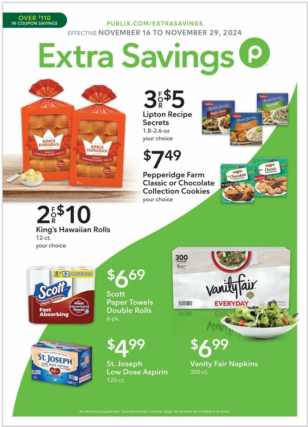 Publix Weekly Ad from November 16