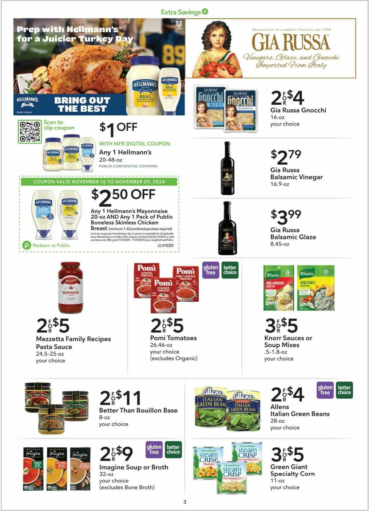 Publix Weekly Ad from November 16