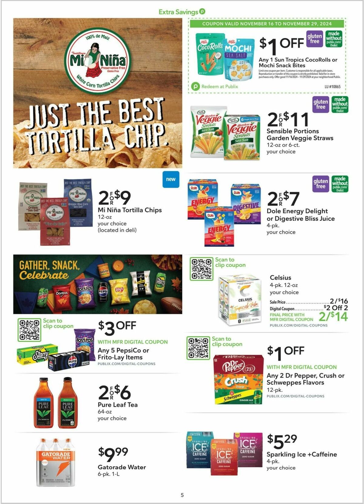 Publix Weekly Ad from November 16