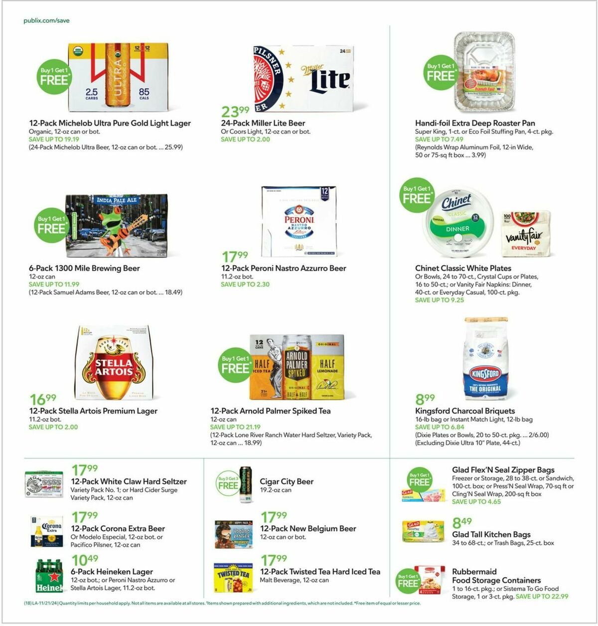 Publix Weekly Ad from November 21