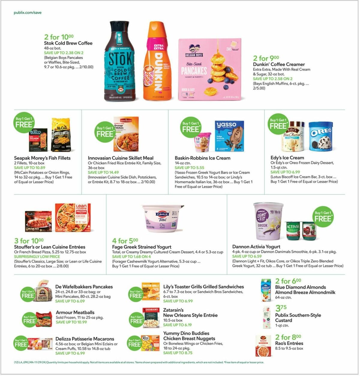 Publix Weekly Ad from November 29