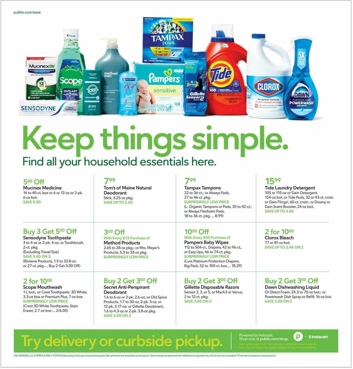 Publix Weekly Ad from November 29