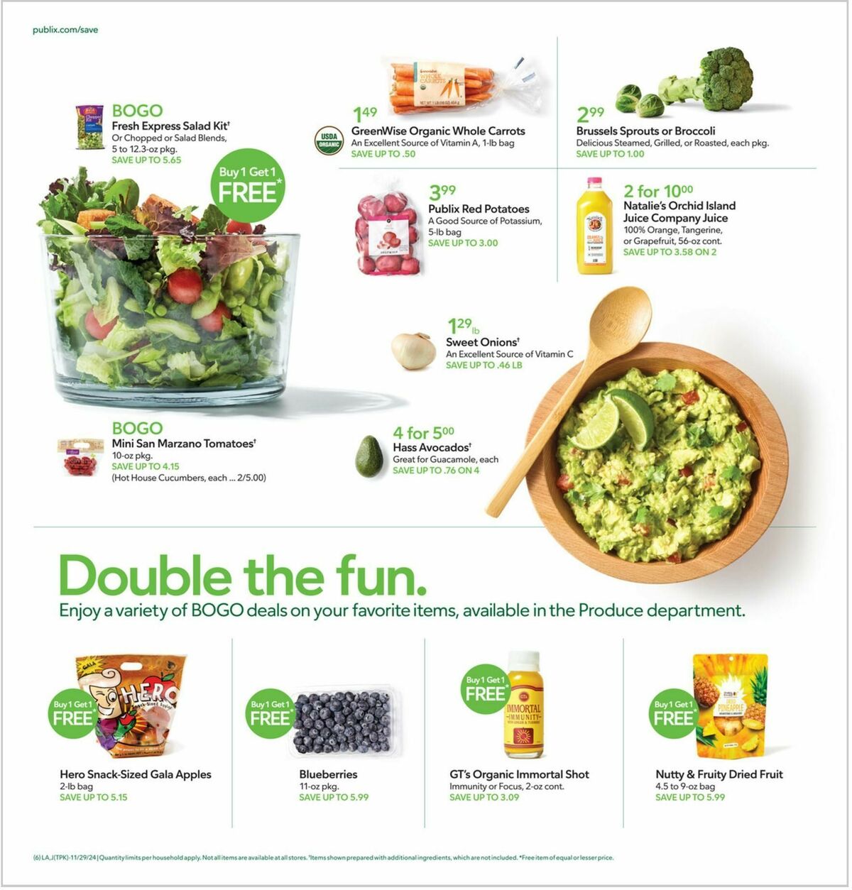 Publix Weekly Ad from November 29