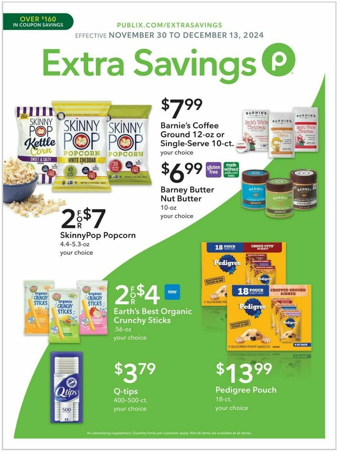 Publix Extra Savings Weekly Ad from November 30