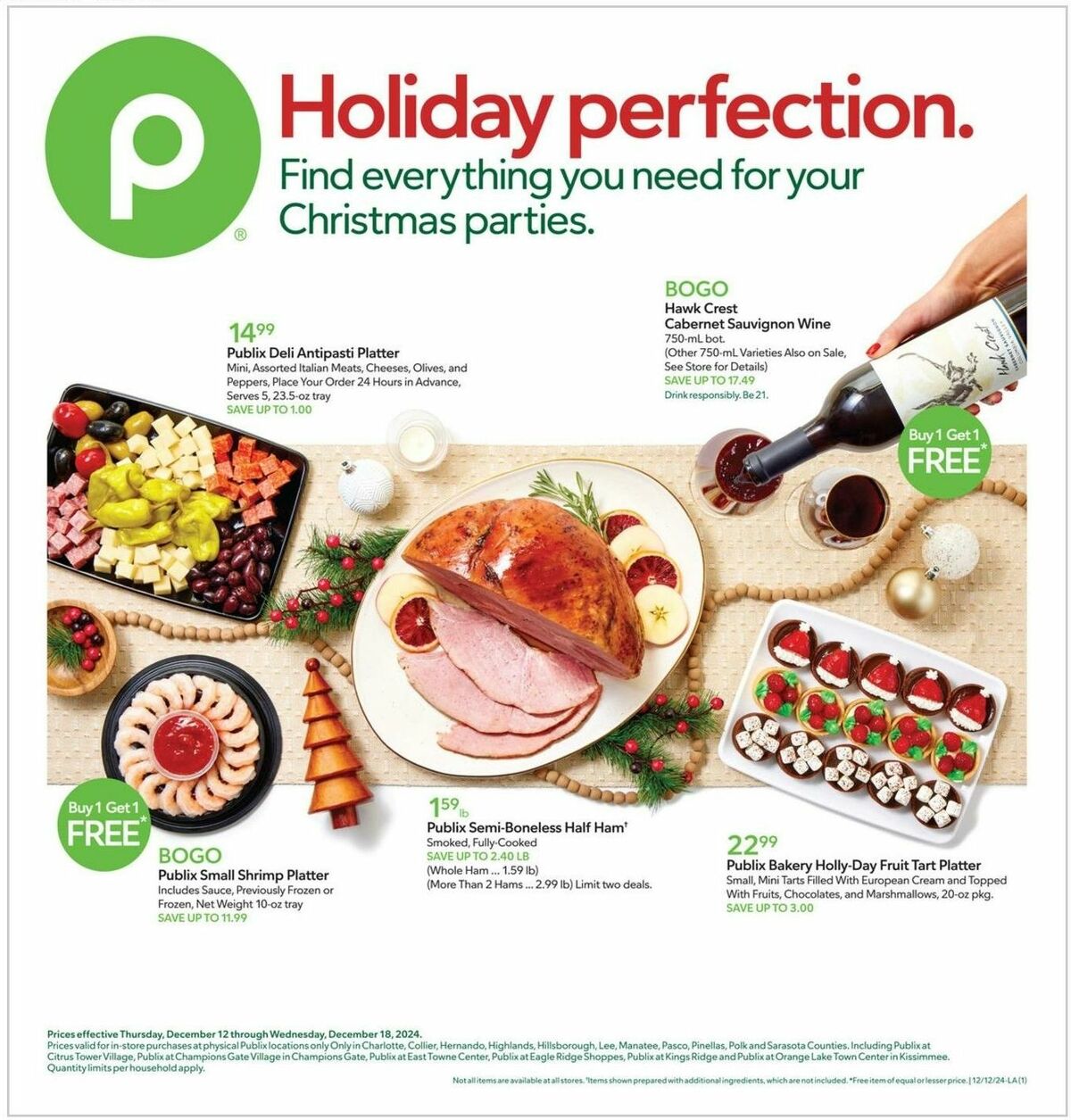 Publix Weekly Ad from December 12