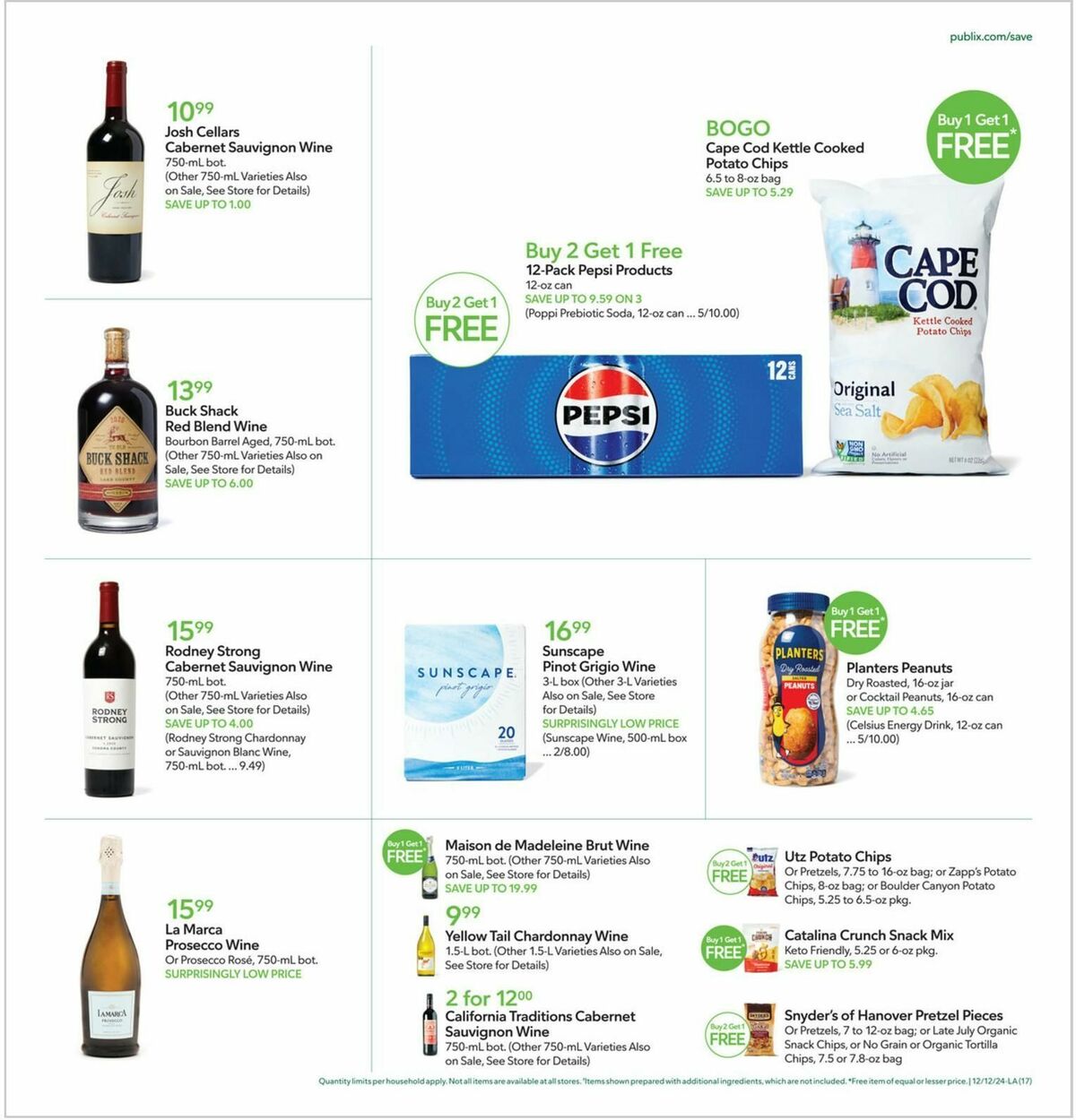 Publix Weekly Ad from December 12