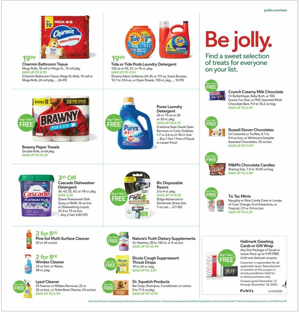 Publix Weekly Ad from December 12