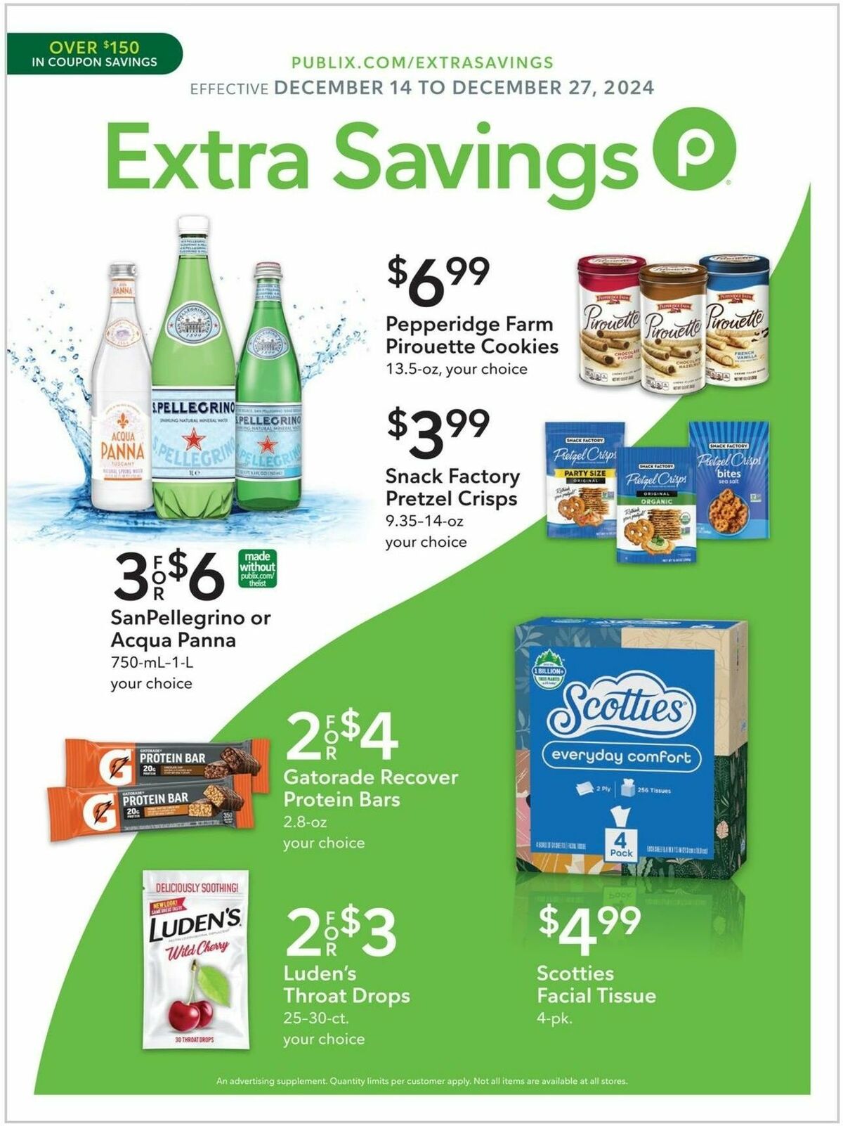 Publix Extra Savings Weekly Ad from December 14