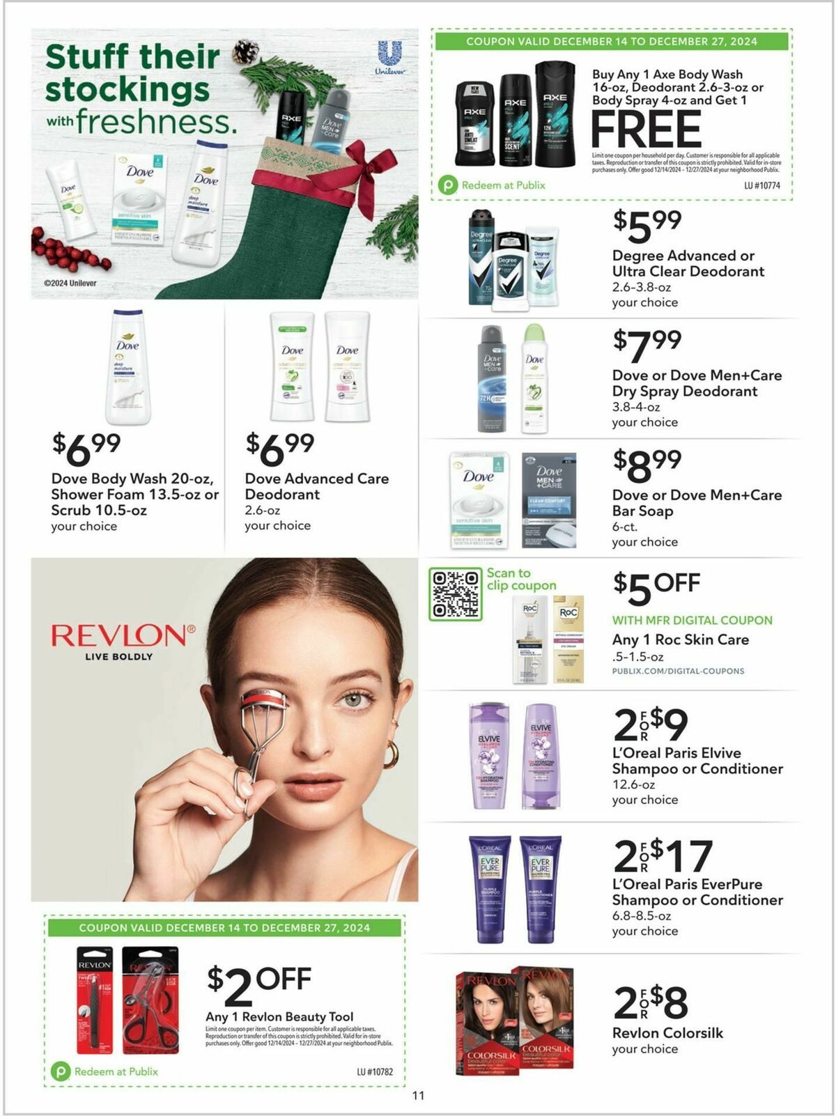 Publix Extra Savings Weekly Ad from December 14