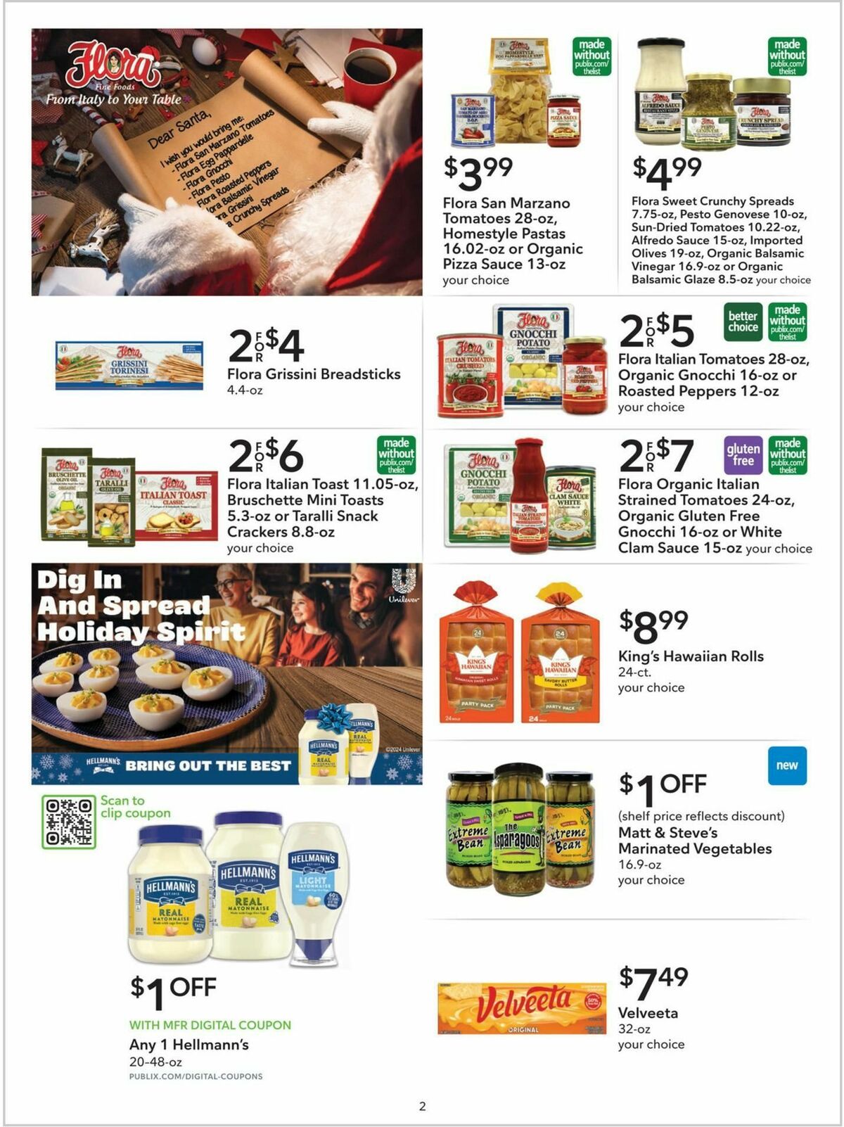 Publix Extra Savings Weekly Ad from December 14