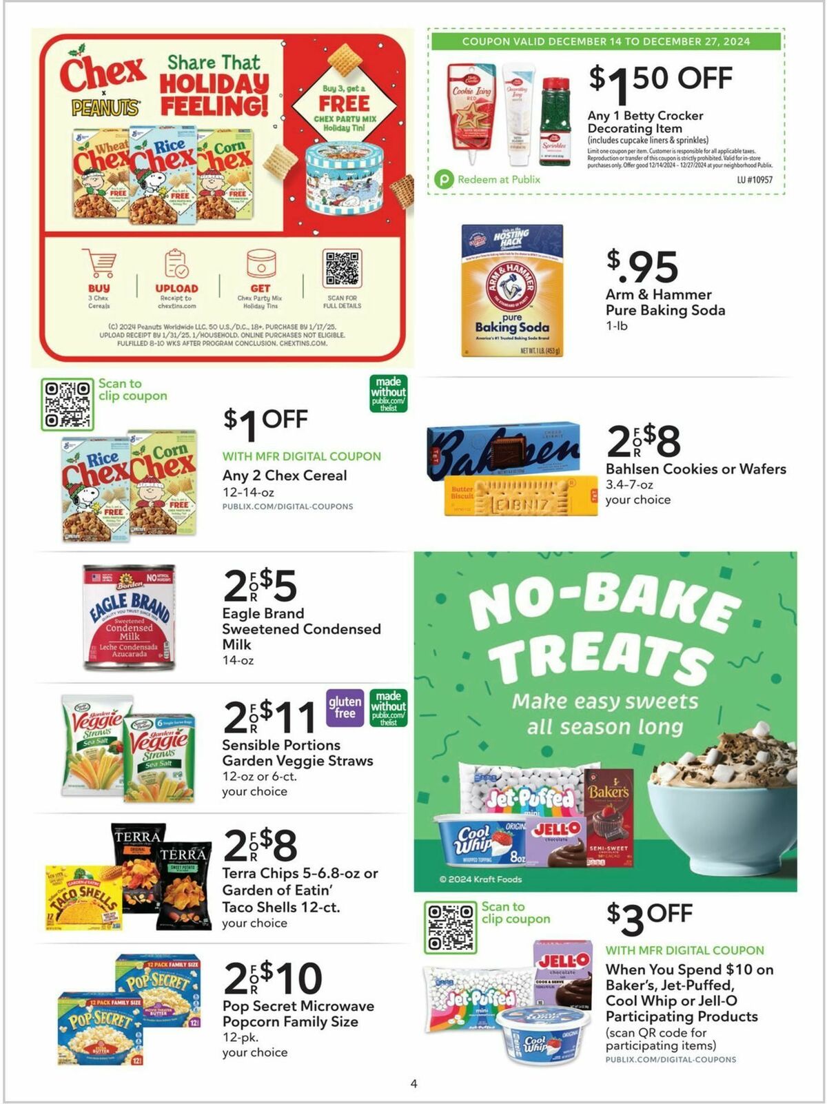 Publix Extra Savings Weekly Ad from December 14