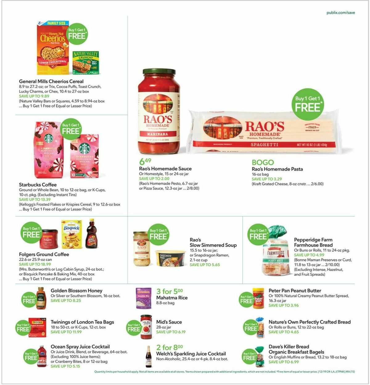 Publix Weekly Ad from December 19