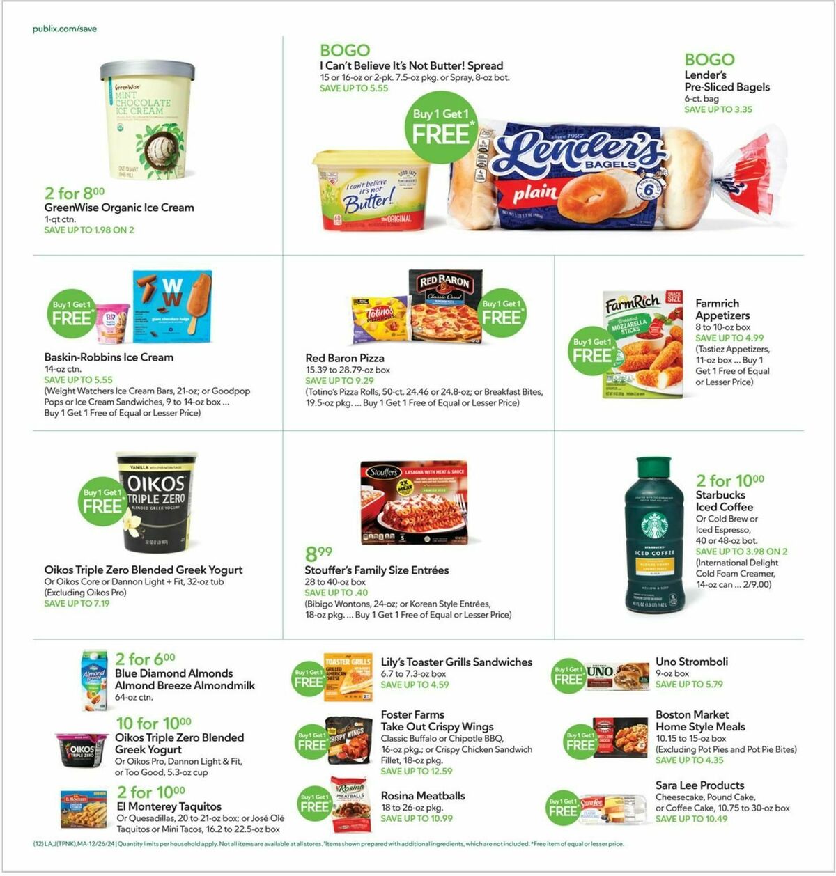 Publix Weekly Ad from December 26