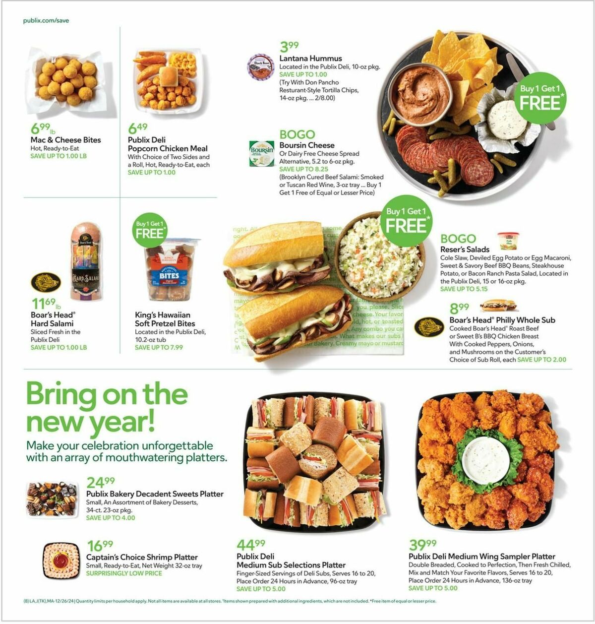 Publix Weekly Ad from December 26