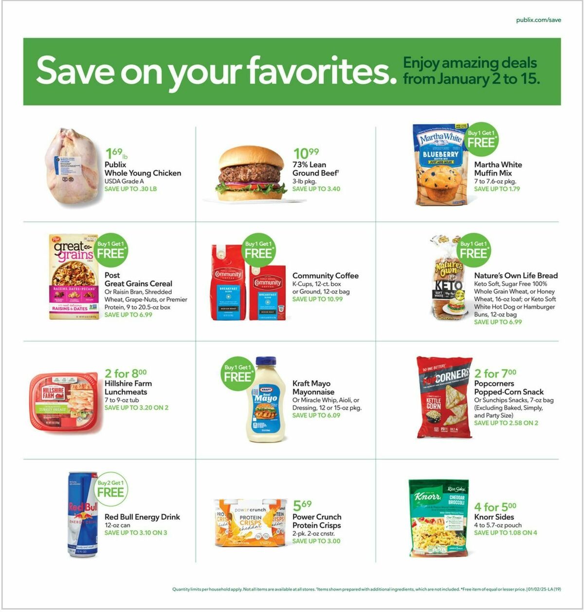 Publix Weekly Ad from January 2