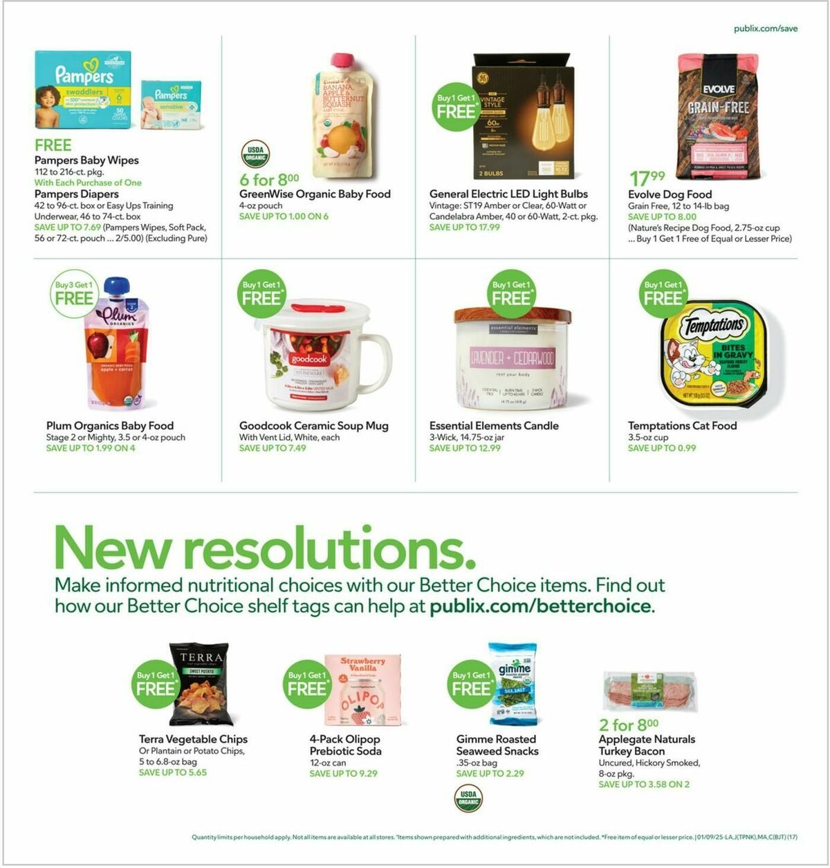 Publix Weekly Ad from January 9