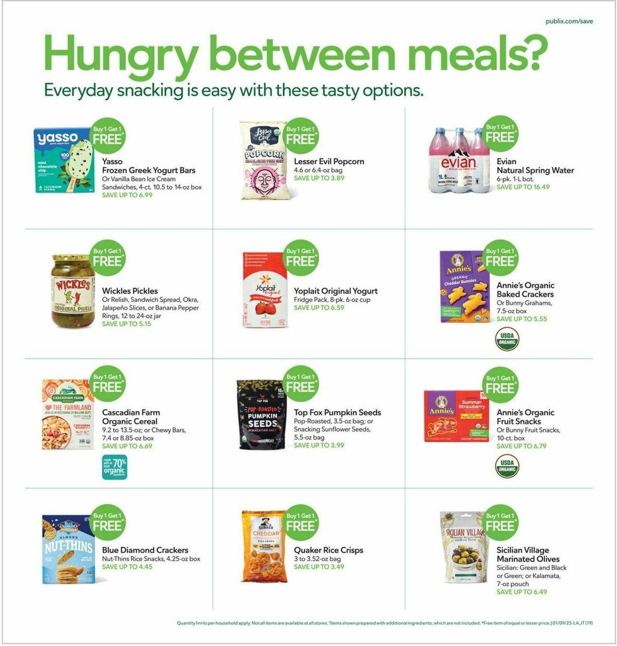 Publix Weekly Ad from January 9